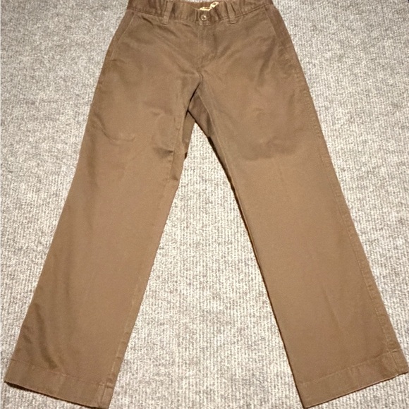 Eddie Bauer Mens Classic Fit Chinos Brown Khaki Straight Leg Pants Size 30x30 - Picture 4 of 8